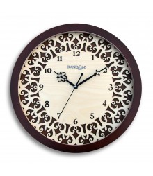 Carvy Delicate Glass Covered Analog Wall Clock RC-0379